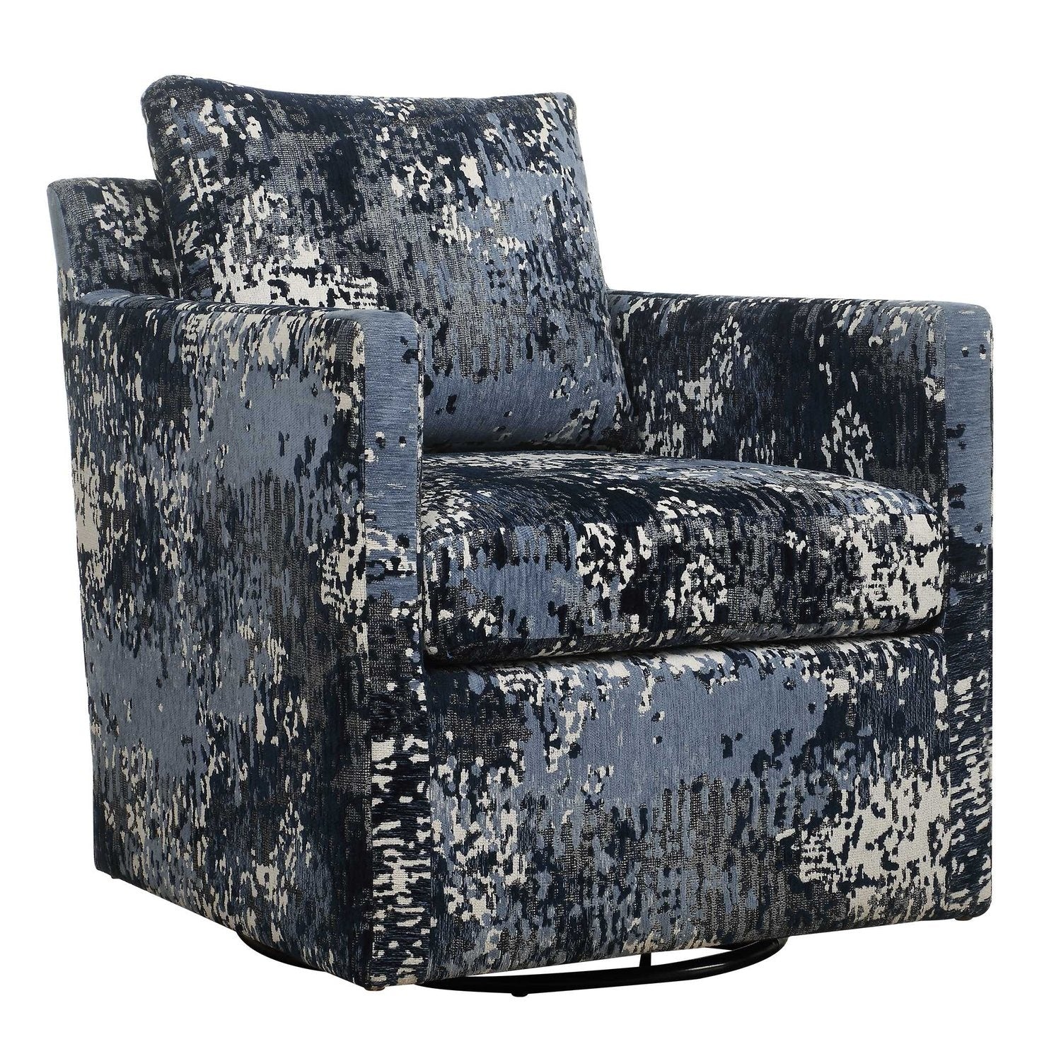 UTTERMOST TISDELL PATTERNED SWIVEL/GLIDER - Decorative Accents
