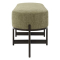 UTTERMOST Merino Moss Fabric Bench - Benches, Ottoman, Stools