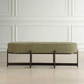 UTTERMOST Merino Moss Fabric Bench - Benches, Ottoman, Stools