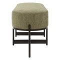 UTTERMOST MERINO MOSS FABRIC BENCH - Benches, Ottoman, Stools