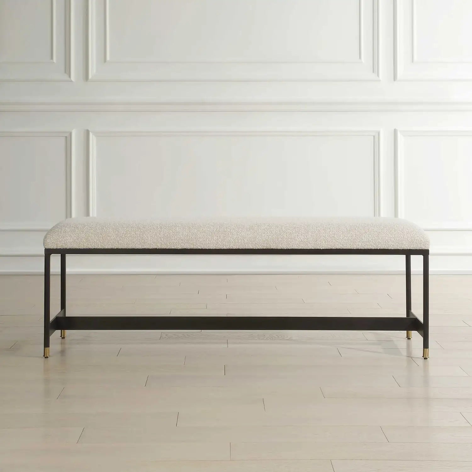 UTTERMOST Halston Upholstered Bench - Benches, Ottoman, Stools
