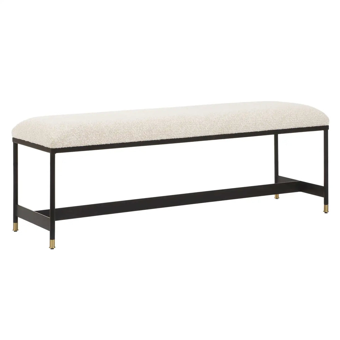 UTTERMOST Halston Upholstered Bench - Benches, Ottoman, Stools
