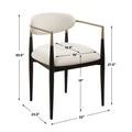 UTTERMOST Moxie Dining Arm Chair - Dining Chairs