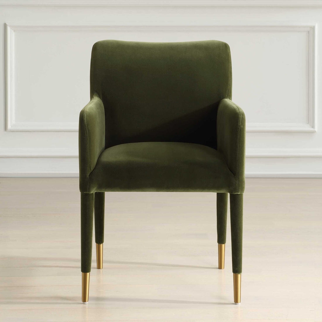 UTTERMOST Conifer Moss Dining Arm Chair - Dining Chairs
