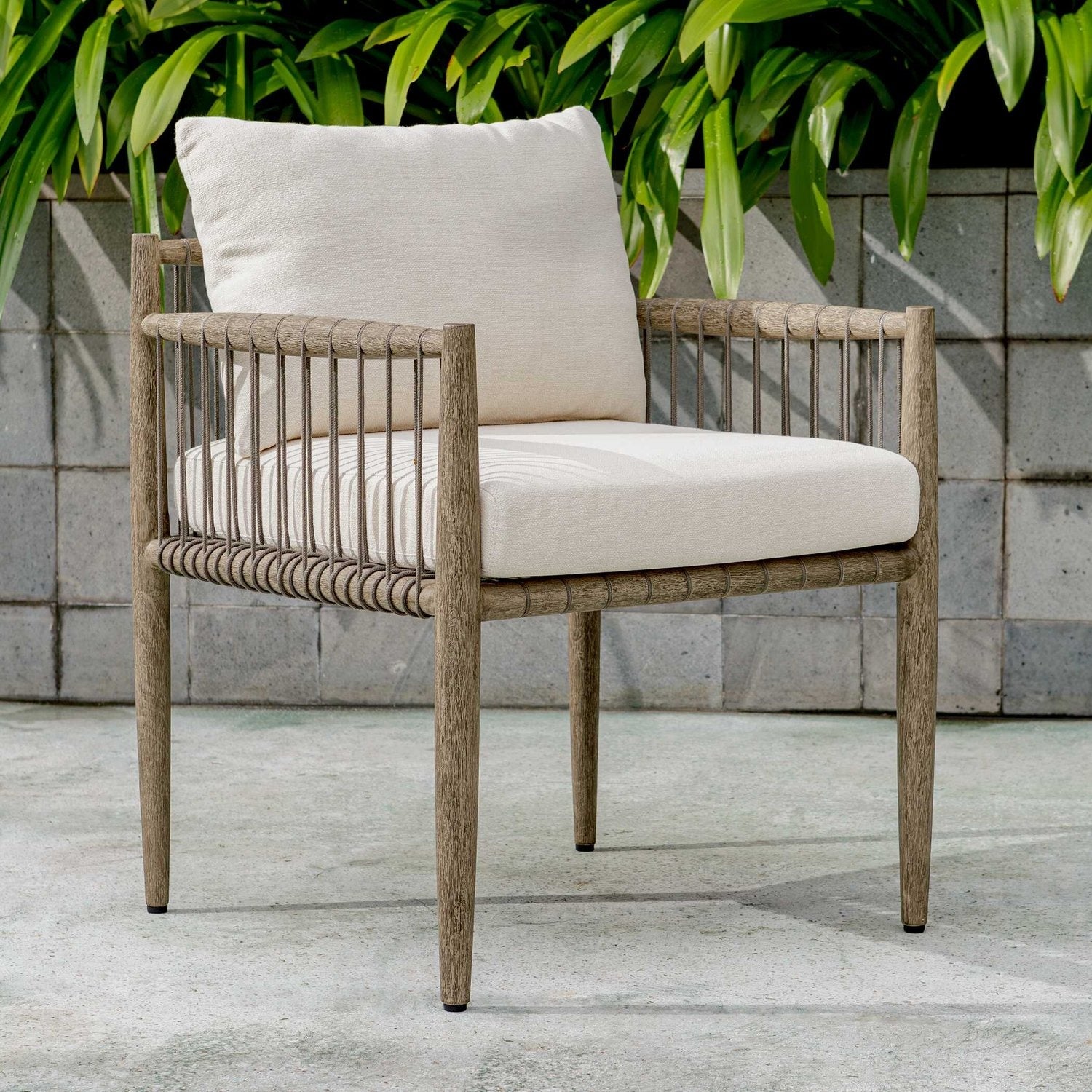 UTTERMOST Borneo Outdoor Dining Chair - Dining Chairs