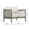 UTTERMOST BORNEO OUTDOOR LOUNGE CHAIR - Lounge