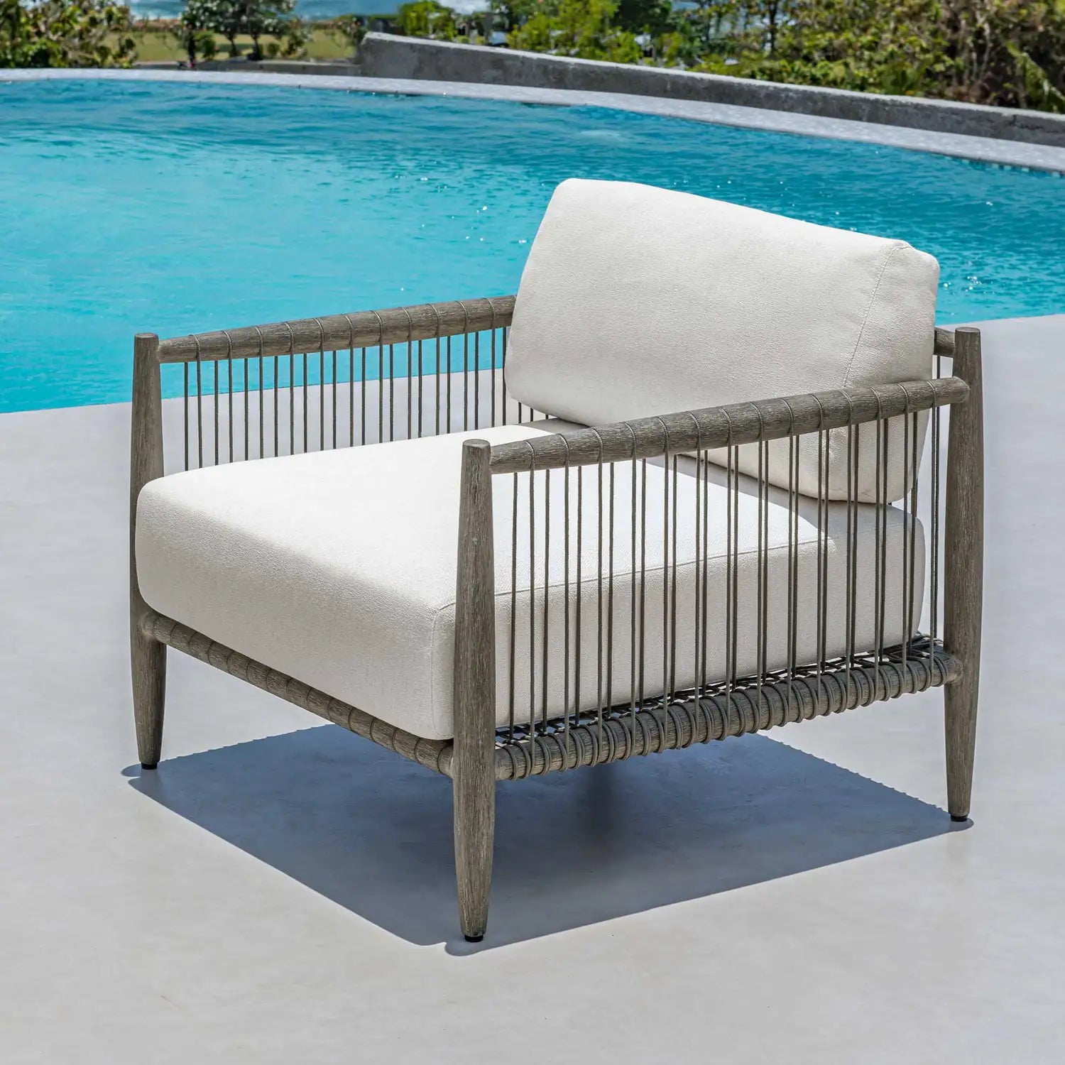 UTTERMOST Borneo Outdoor Lounge Chair - Lounge