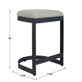 UTTERMOST Maude Outdoor Counter Stool - Benches, Ottoman, Stools