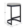 UTTERMOST Maude Outdoor Bar Stool - Benches, Ottoman, Stools