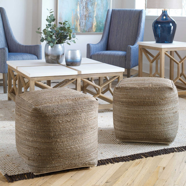 UTTERMOST SHIRO POUF - Benches, Ottoman, Stools