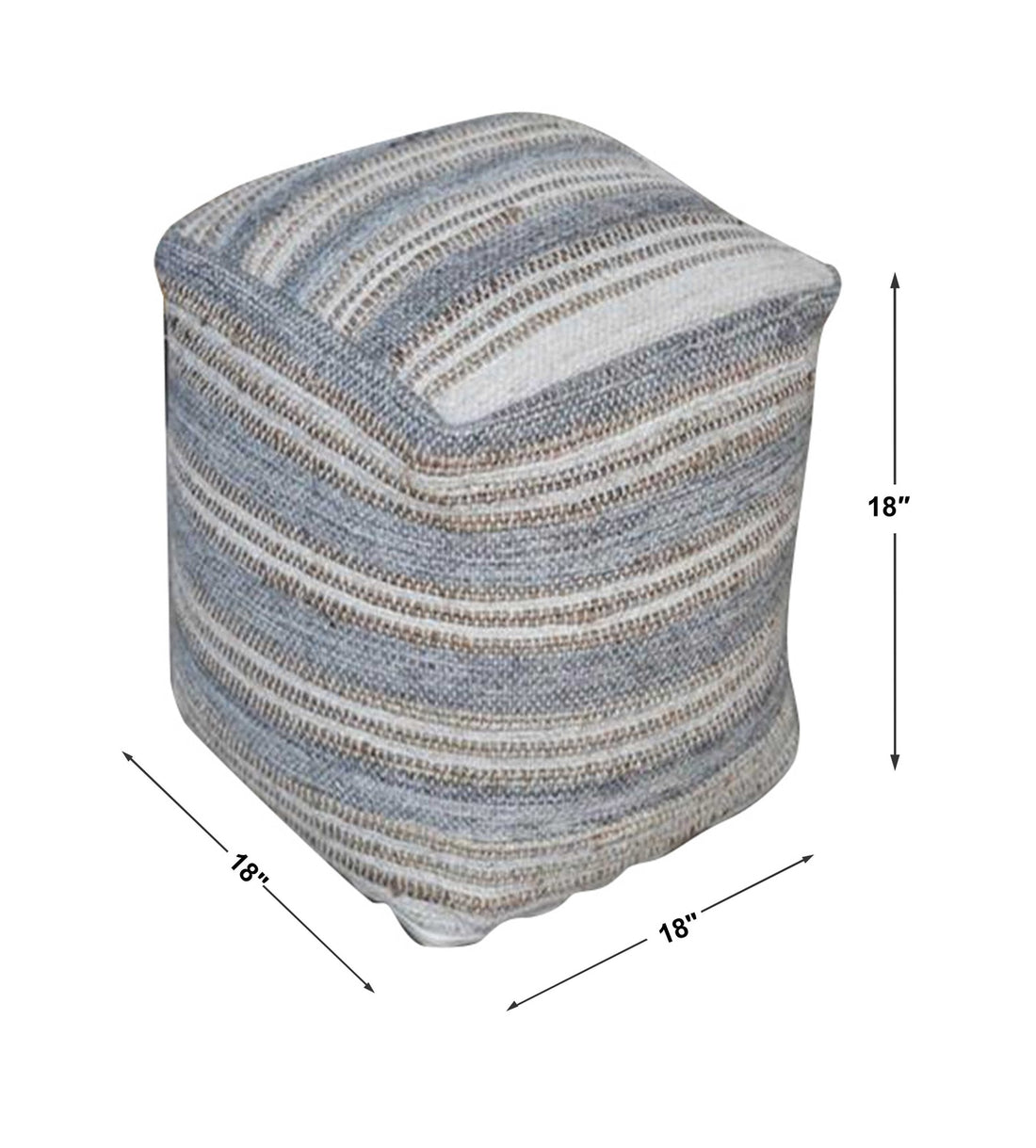 UTTERMOST Mesick Handwoven Pouf - Benches, Ottoman, Stools