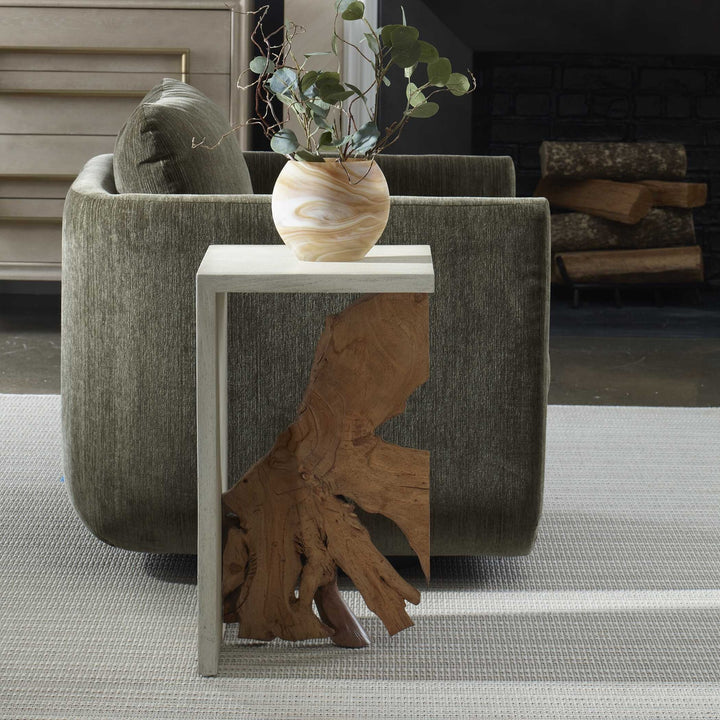 UTTERMOST INTERSECT MODERN ACCENT TABLE - Side