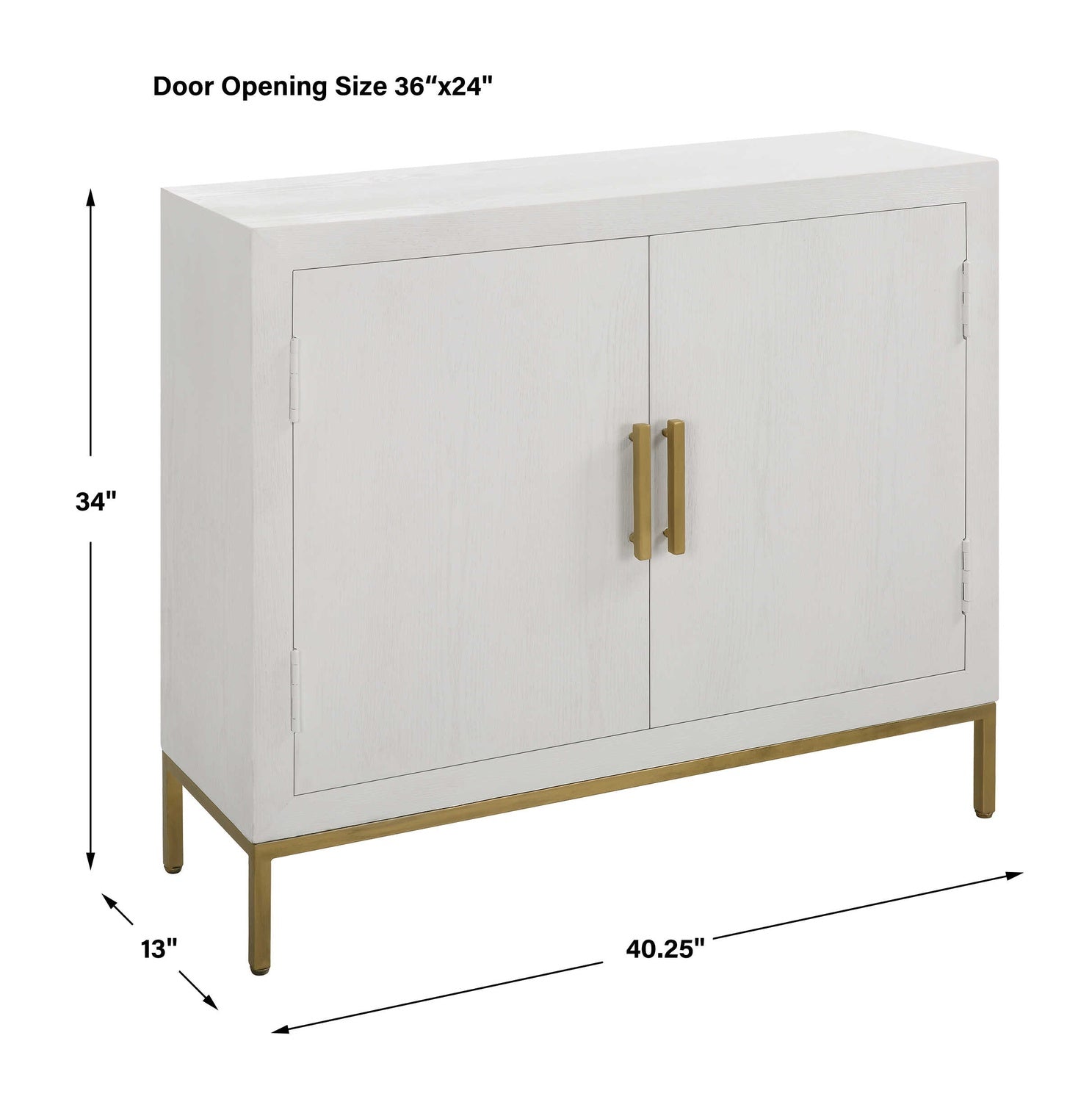 UTTERMOST Front Range 2 Door Cabinet - Cabinets & Bar