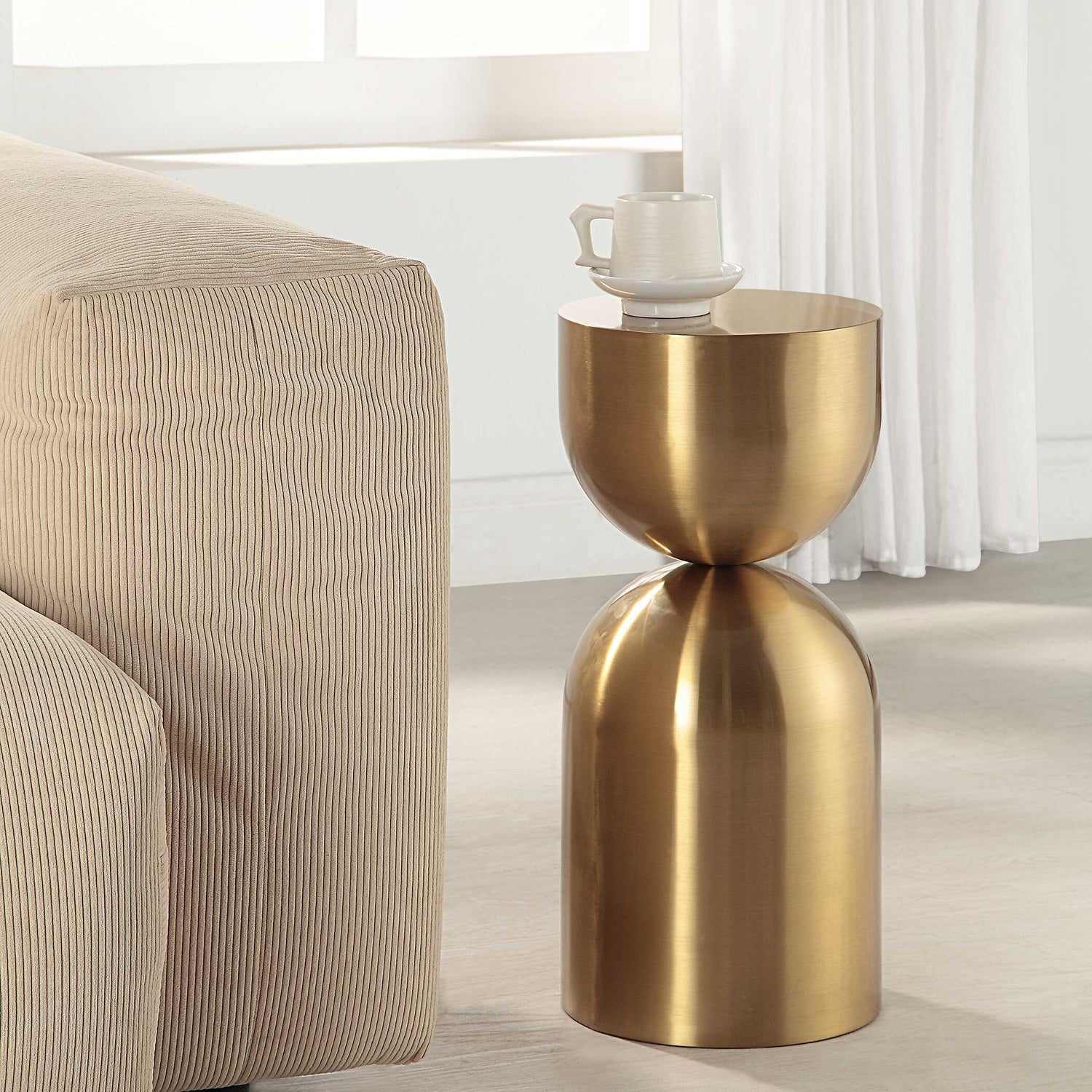 UTTERMOST VESSEL MODERN ACCENT TABLE - Side