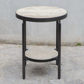UTTERMOST Dauntless Travertine Side Table - Side