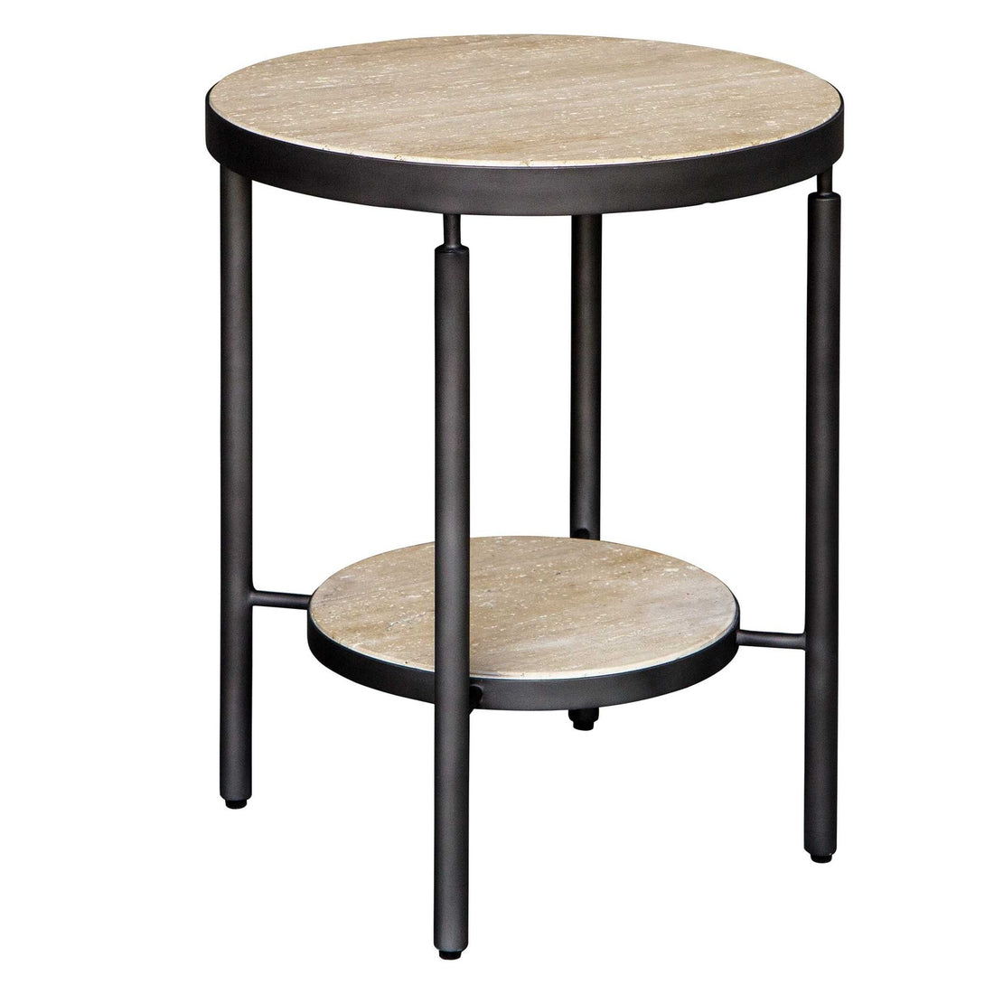 UTTERMOST Dauntless Travertine Side Table - Side
