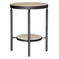 UTTERMOST DAUNTLESS TRAVERTINE SIDE TABLE - Side