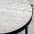 UTTERMOST Dauntless Travertine Side Table - Side