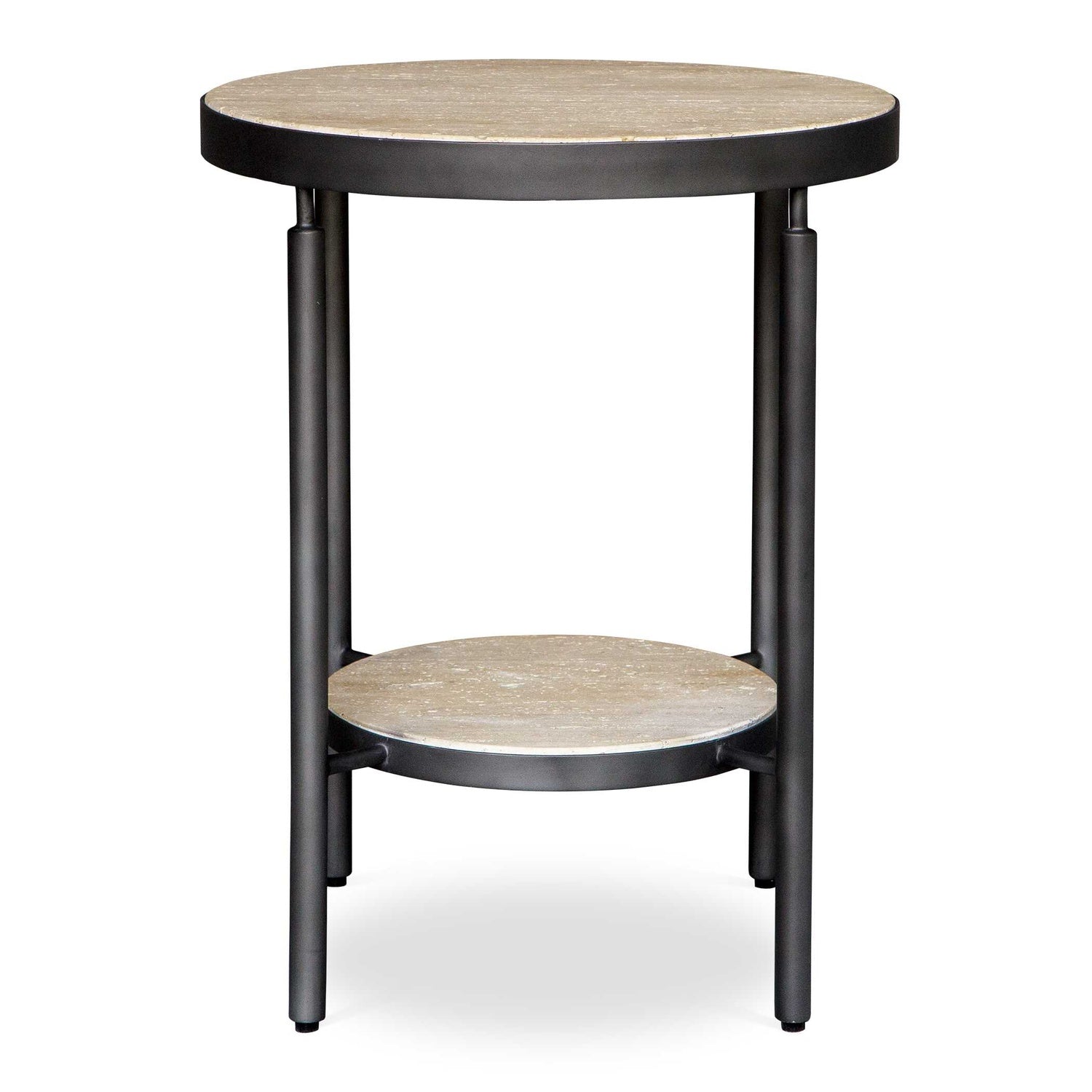 UTTERMOST Dauntless Travertine Side Table - Side