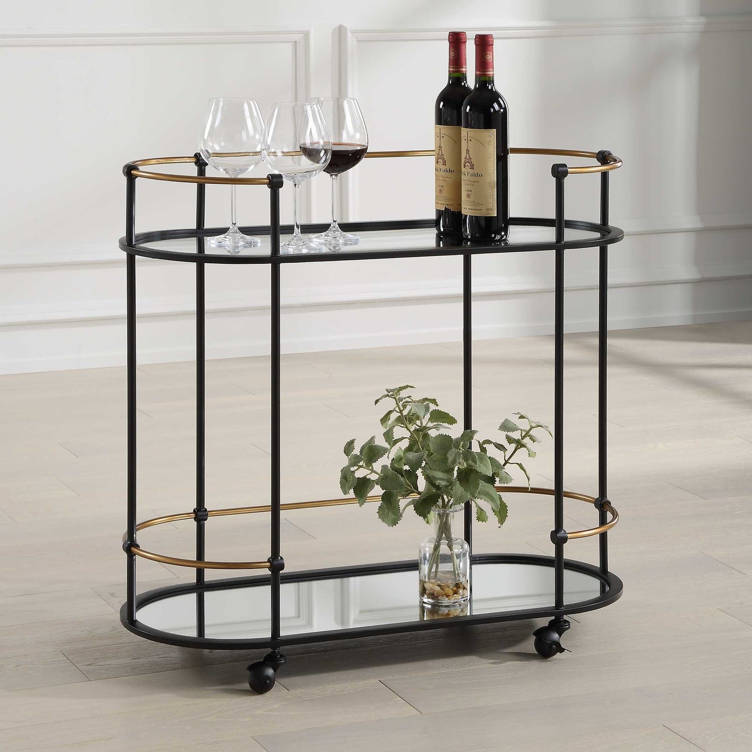 UTTERMOST ANDRE BAR CART - Cabinets & Bar