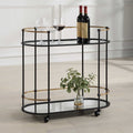 UTTERMOST Andre Bar Cart - Cabinets & Bar