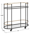UTTERMOST Andre Bar Cart - Cabinets & Bar