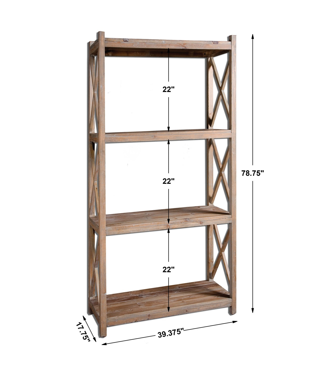 UTTERMOST STRATFORD ETAGERE - Cabinets & Bar