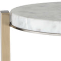 UTTERMOST PIETRA CARRARA DRINK TABLE - Side
