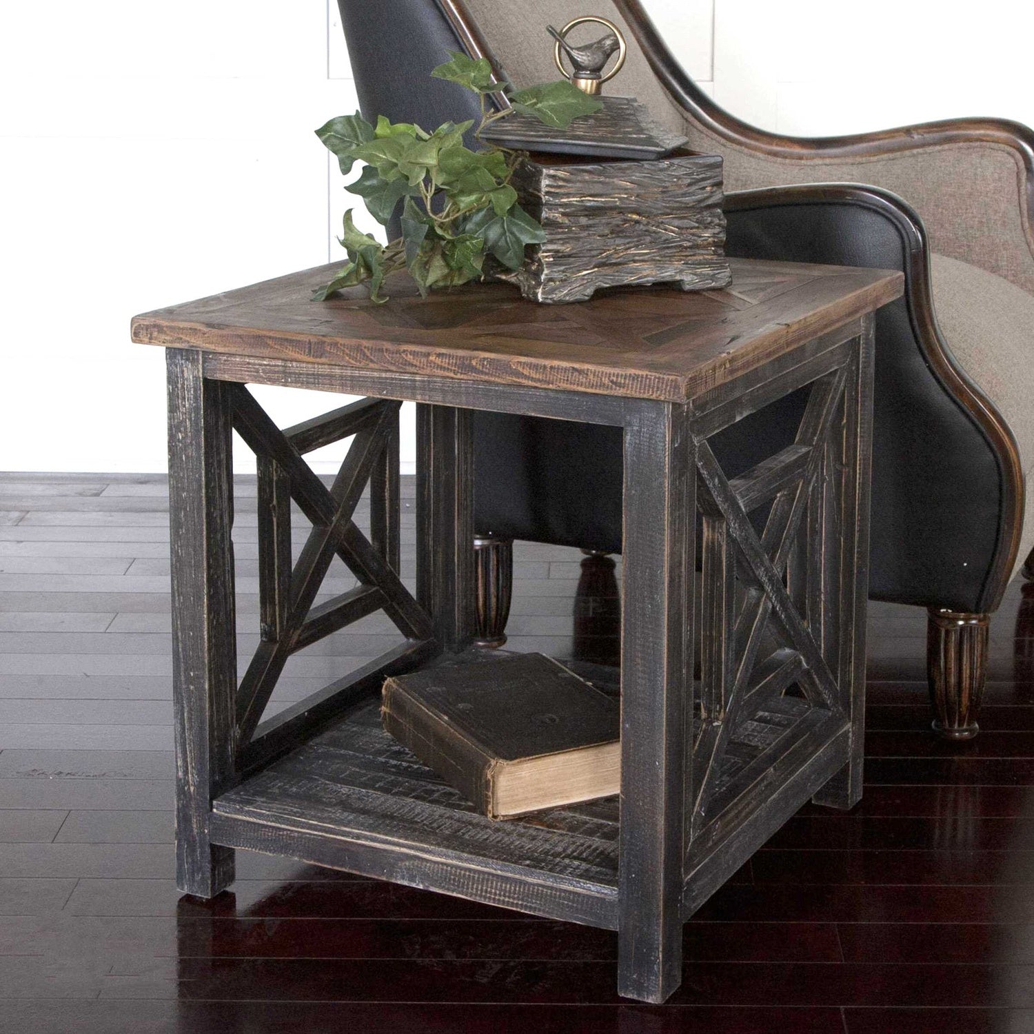 UTTERMOST SPIRO END TABLE - Side