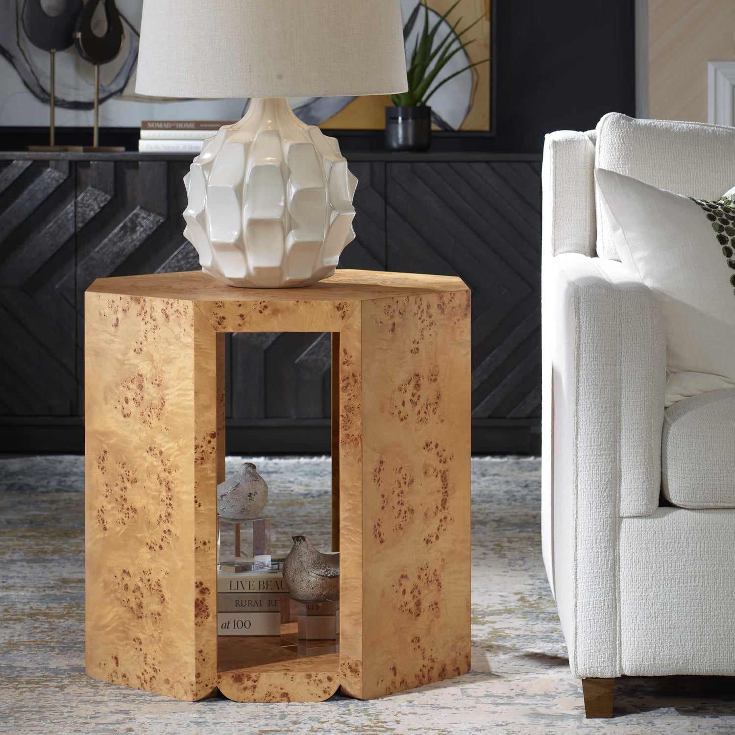 UTTERMOST INDUS BURL SIDE TABLE - Side