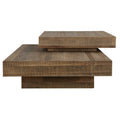UTTERMOST RUSTIC PLANES MODERN COFFEE TABLE - Coffee