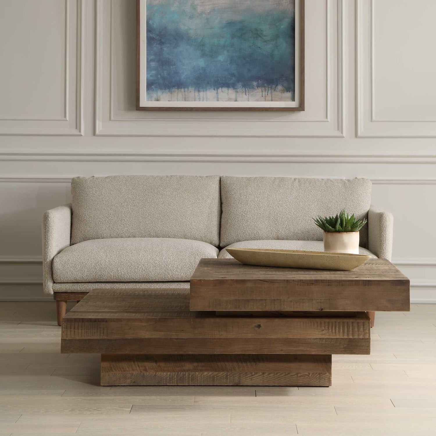UTTERMOST Rustic Planes Modern Coffee Table - Coffee