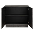 UTTERMOST SHELBY 2 DOOR EBONY STAINED CABINET - Cabinets & Bar