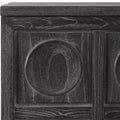 UTTERMOST Shelby 2 Door Ebony Stained Cabinet - Cabinets & Bar