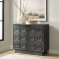 UTTERMOST SHELBY 2 DOOR EBONY STAINED CABINET - Cabinets & Bar