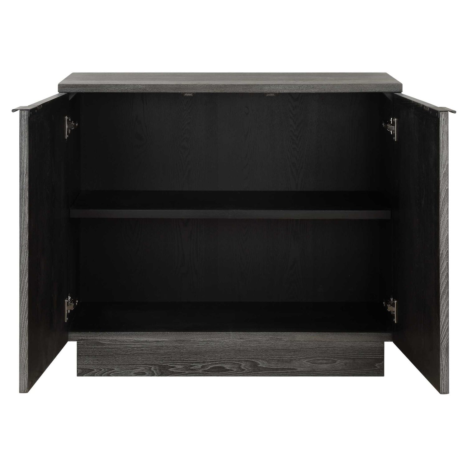 UTTERMOST Shelby 2 Door Ebony Stained Cabinet - Cabinets & Bar