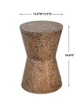 UTTERMOST Cutler Drum Shaped Accent Table - Side