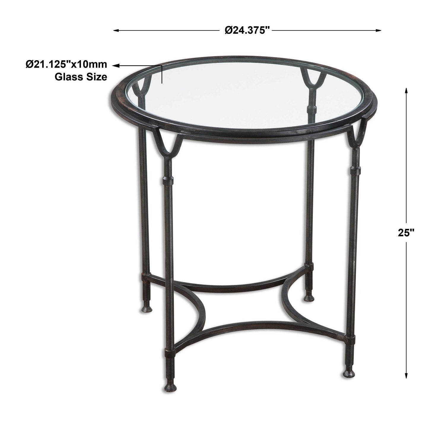 UTTERMOST SAMSON SIDE TABLE - Side