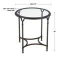 UTTERMOST Samson Side Table - Side
