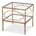 UTTERMOST GENELL CUBE TABLE - Side