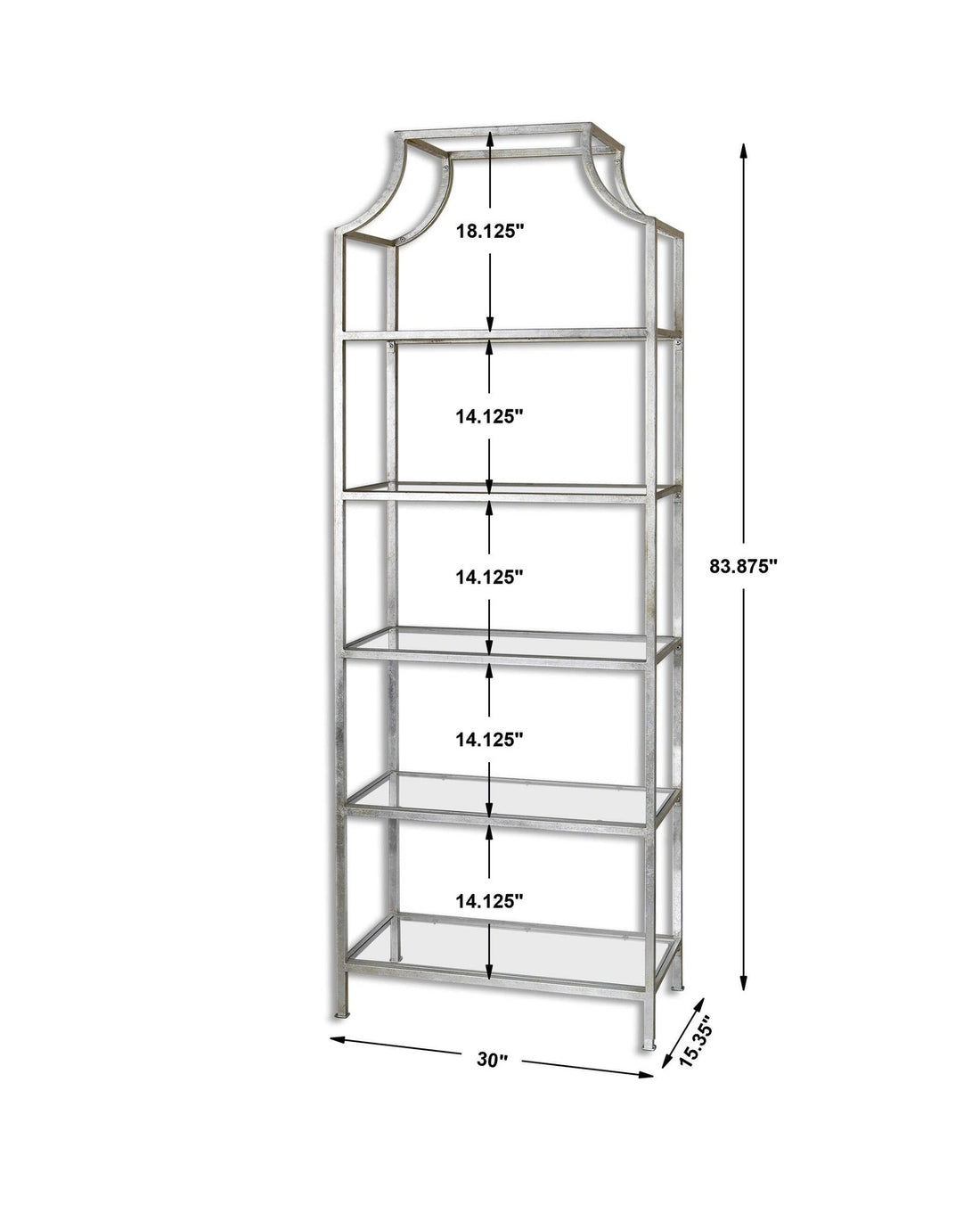 UTTERMOST Aurelie Etagere - Cabinets & Bar