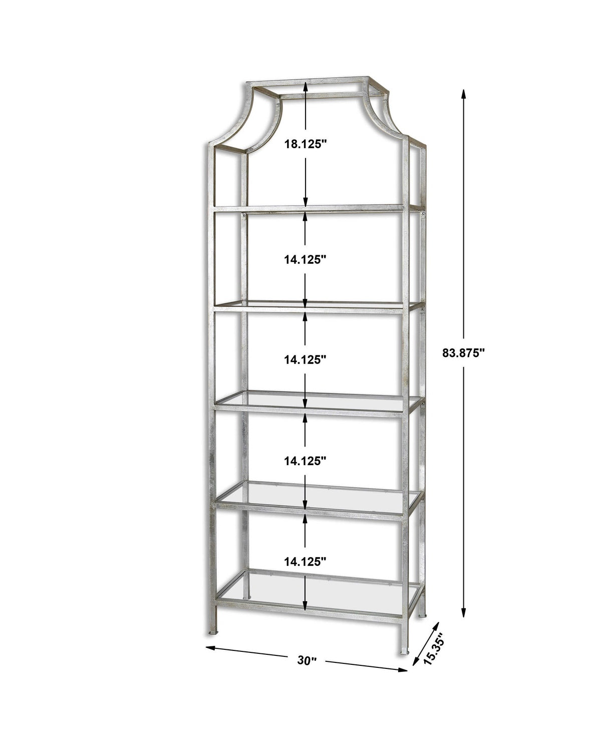 UTTERMOST Aurelie Etagere - Cabinets & Bar