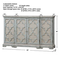 UTTERMOST SOPHIE 4 DOOR CABINET - Cabinets & Bar