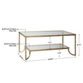 UTTERMOST KATINA LEAF COFFEE TABLE - Coffee