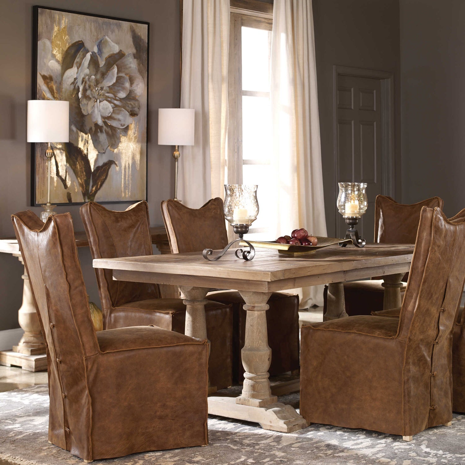 UTTERMOST STRATFORD SALVAGED DINING TABLE - Dining Tables