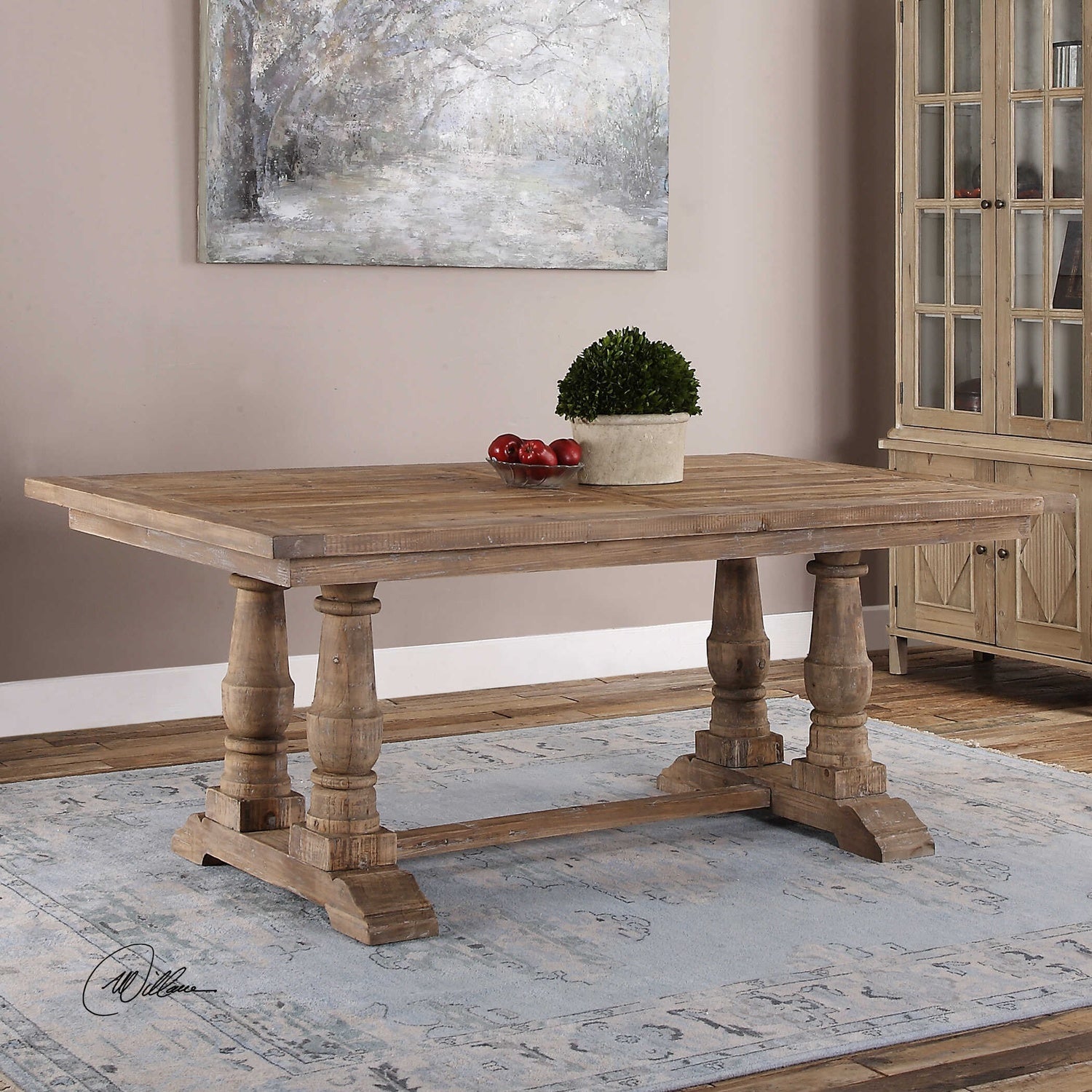 UTTERMOST STRATFORD SALVAGED DINING TABLE - Dining Tables