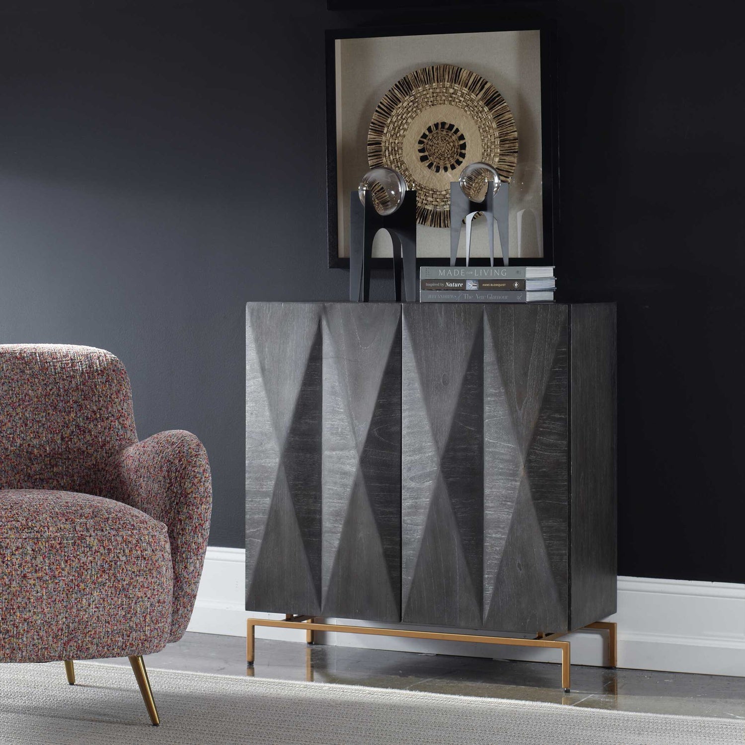 UTTERMOST MARICO 2 DOOR MINDI CABINET - Cabinets & Bar