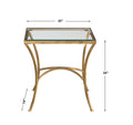 UTTERMOST ALAYNA END TABLE - Side