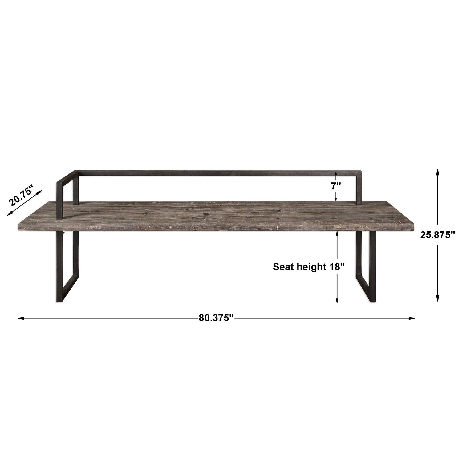 UTTERMOST HERBERT BENCH - Benches, Ottoman, Stools