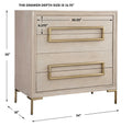 UTTERMOST ALESSIA ACCENT CHEST - Benches, Ottoman, Stools